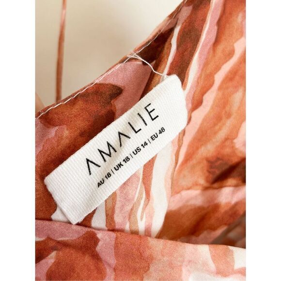 Showpo Amalie the label tie back babydoll mini dress in tonal zebra size 10 - Picture 5 of 8